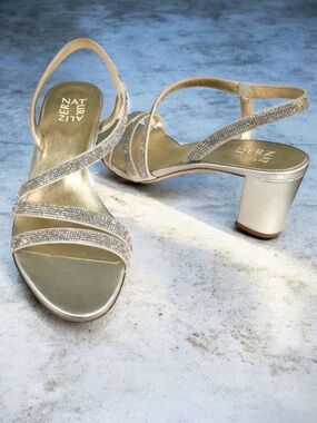 Naturalizer Vanessa Sandals Silver Gold
